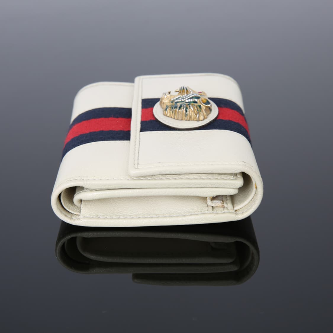 구찌 라자 타이거 지갑 화이트 삼선 반지갑 573794 상품이미지6