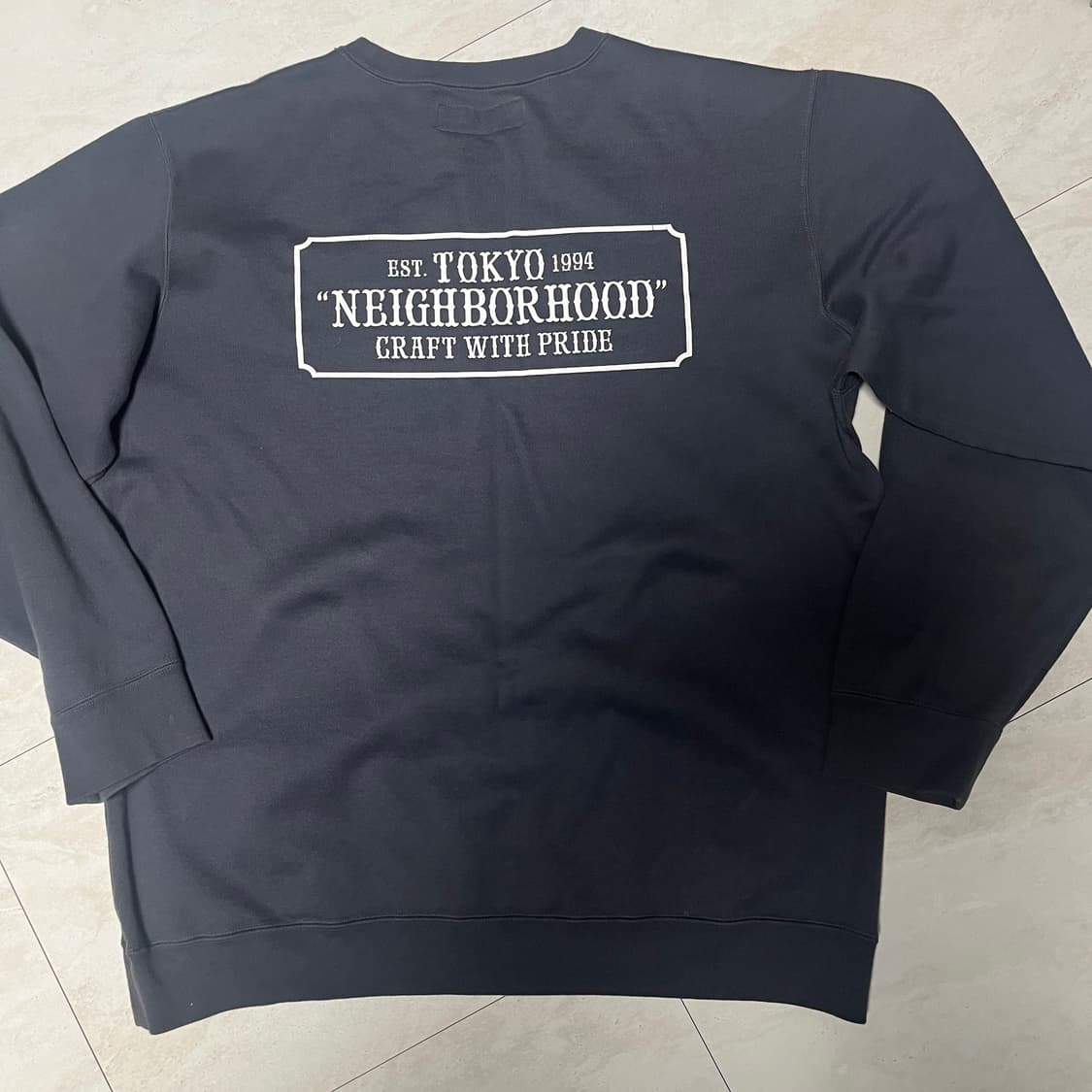 네이버후드 바쉴드 로고 맨투맨 스웻 L 상품이미지4