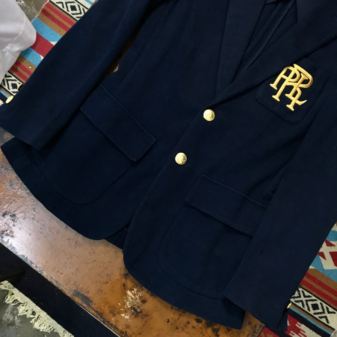 폴로랄프로렌 PRL 자수 네이비 블레이저 자켓 여성 44 사이즈 상품이미지2
