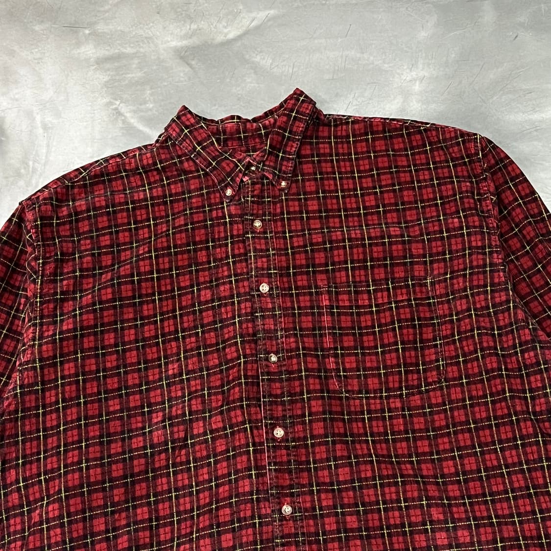  에디바우어 체크 코듀로이 셔츠 y14633 상품이미지3