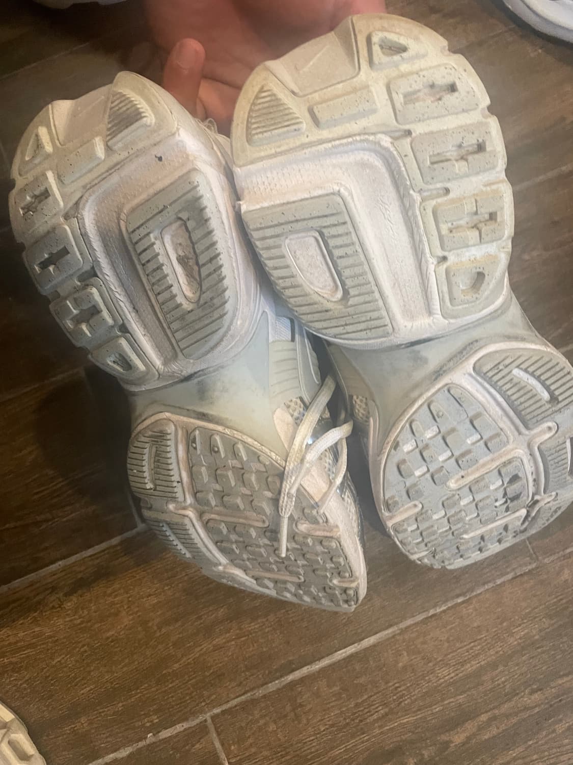 나이키 흰/은 운동화 255mm 상품이미지3