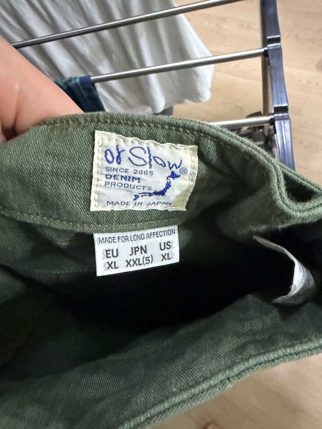 오어슬로우 퍼티그팬츠 5사이즈 상품이미지2