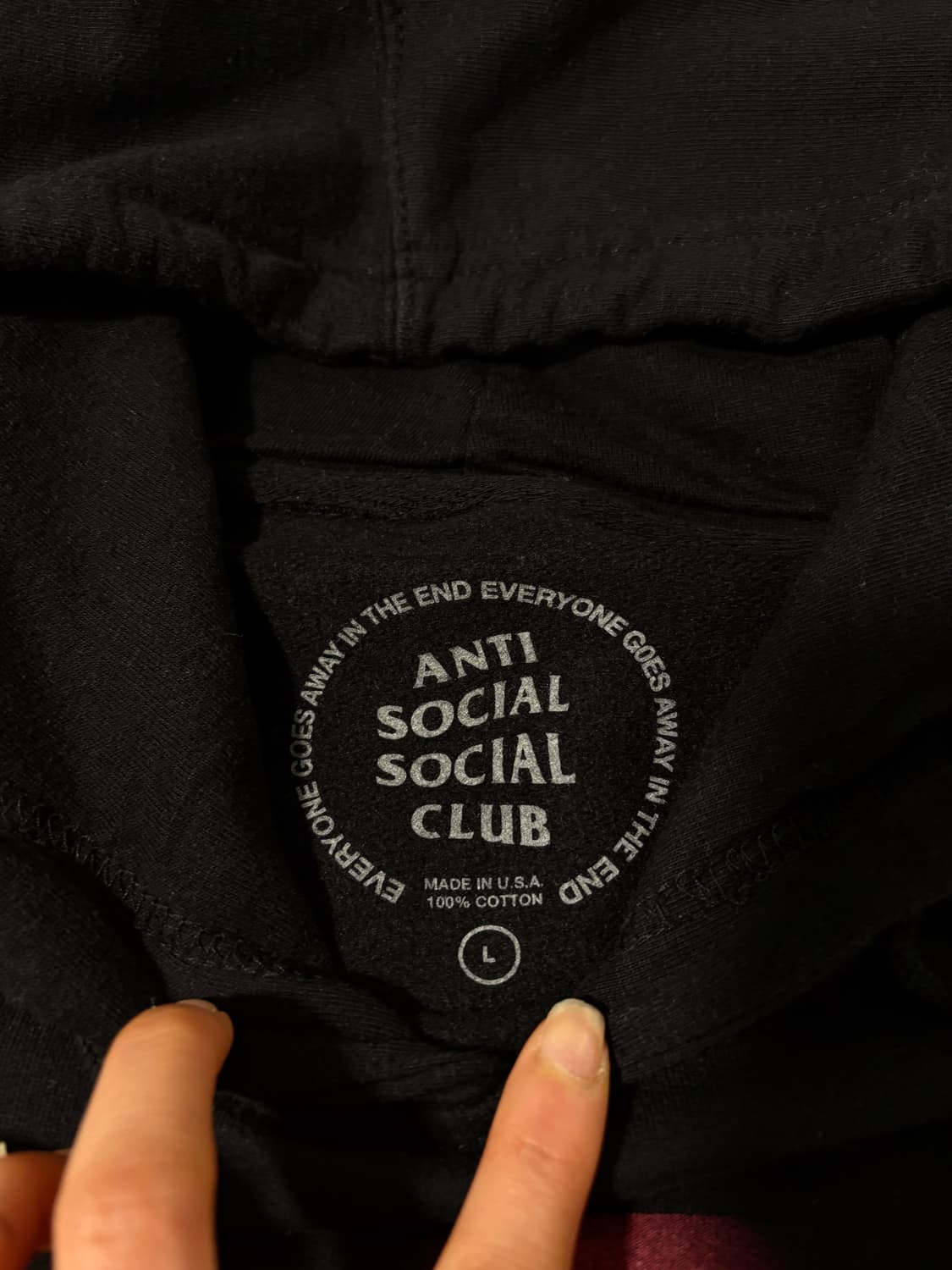 안티소셜클럽 후드티 상품이미지8