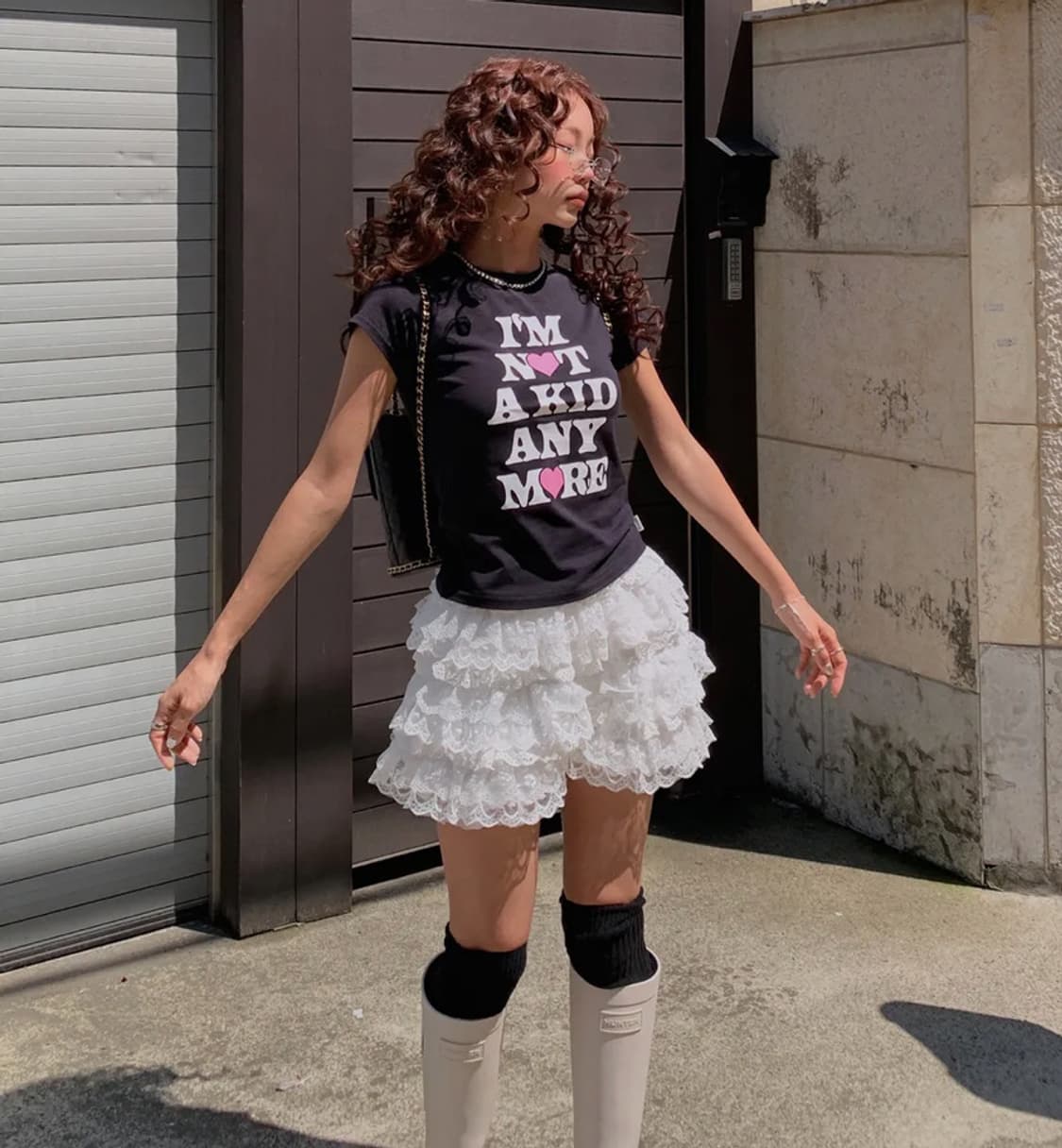 유희 LACE BALLOON SKIRT SHORTS 캉캉 레이스 치마 상품이미지1