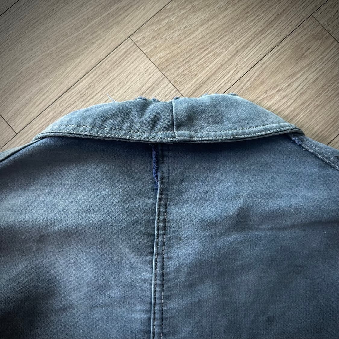 40s French Vintage Moleskin Work jacket 상품이미지9