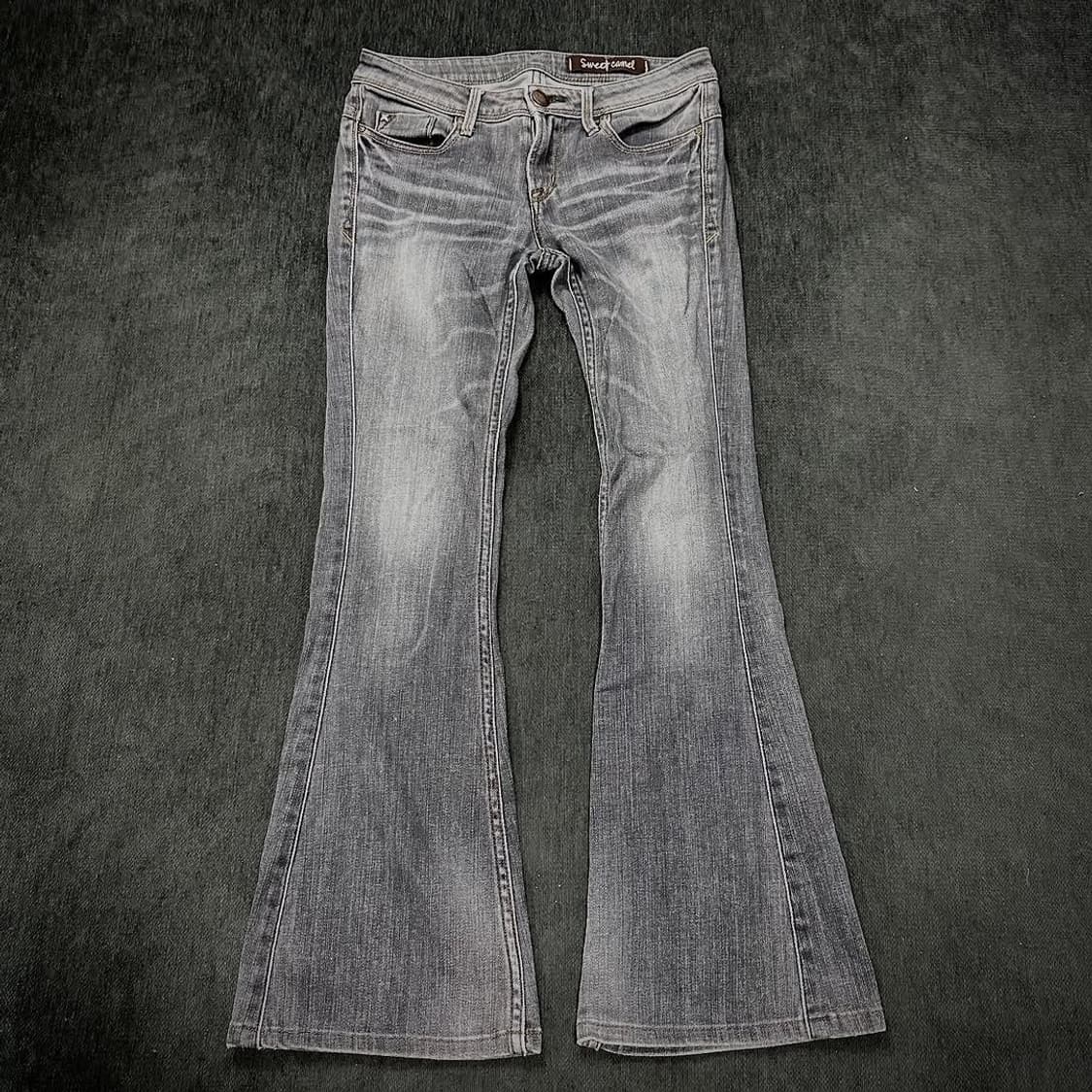 grey washing bootscut jeans  상품이미지1