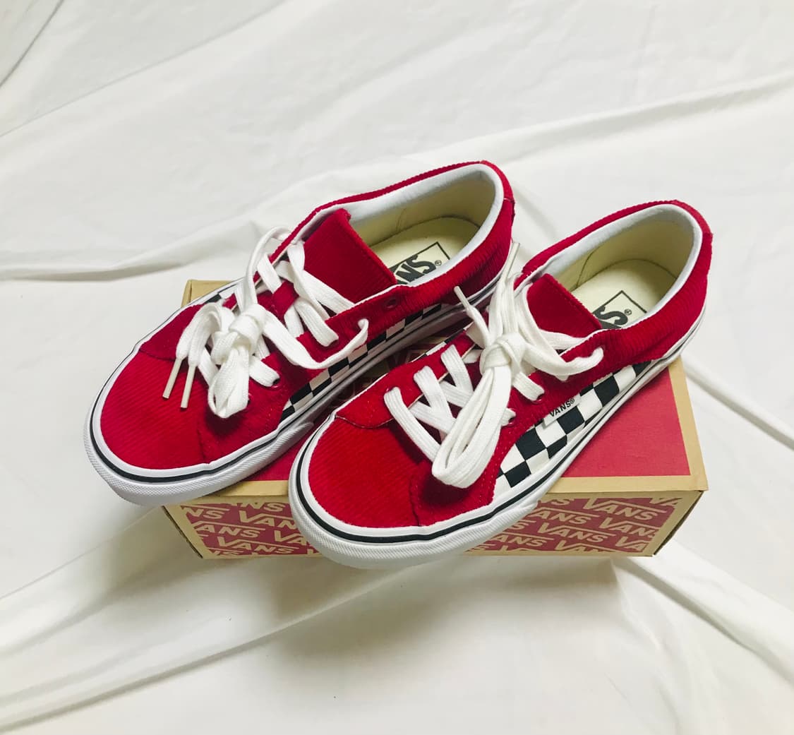 반스 램핀 레드체커보드 220 새제품 상품이미지1