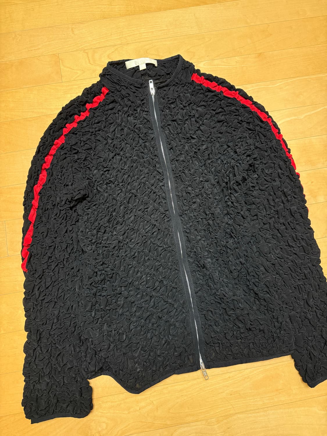 폰더 허그 스모크드 트랙 자켓 블랙L 상품이미지3