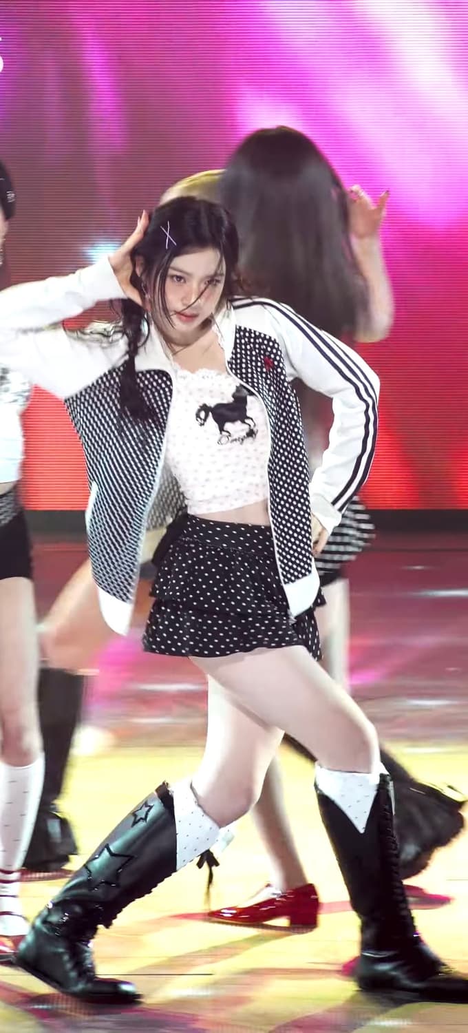 M 아디다스 네이비 도트 져지 집업 자켓 상품이미지1