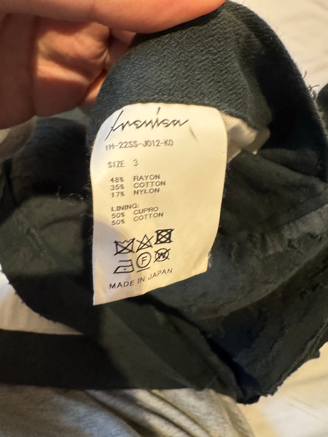 IRENISA Cut-off Officer Jacket 3사이즈 상품이미지3