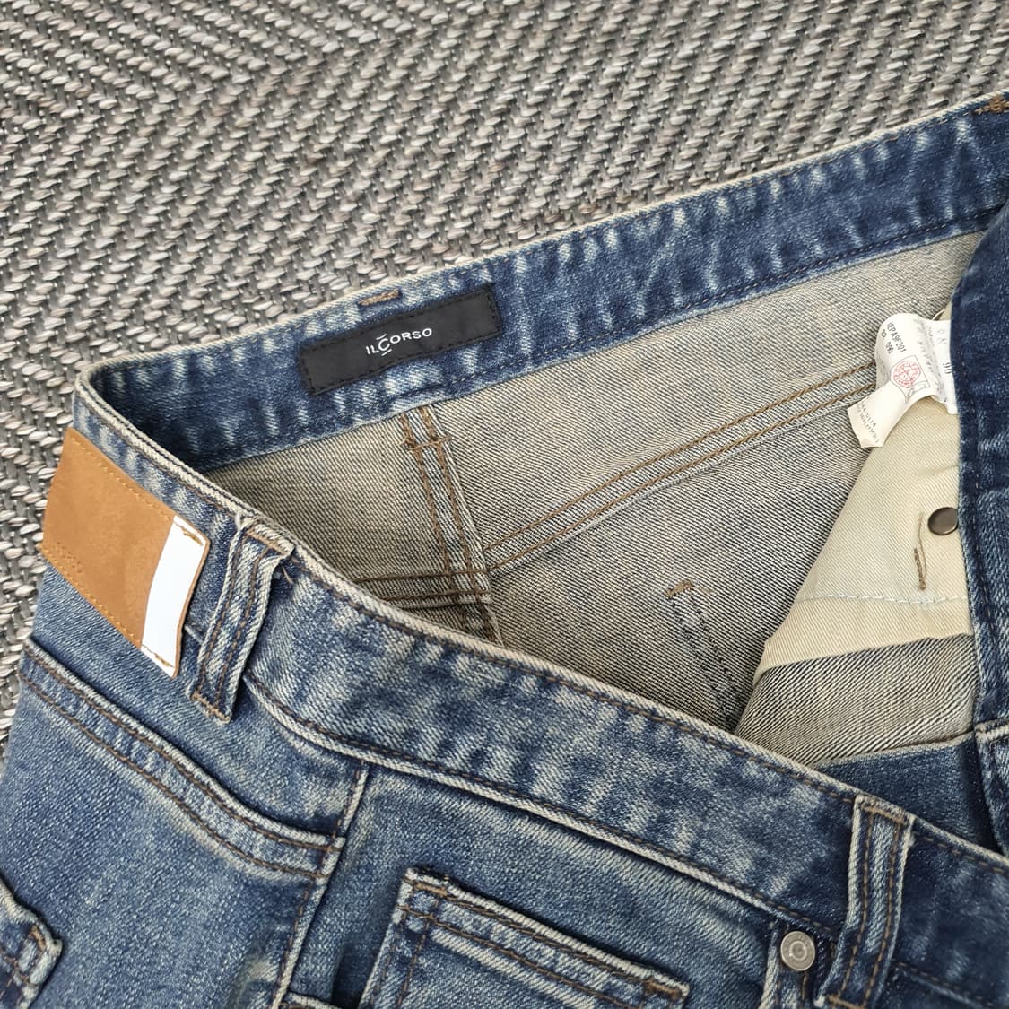 일꼬르소 스판 데님 청바지 남자35 상품이미지2