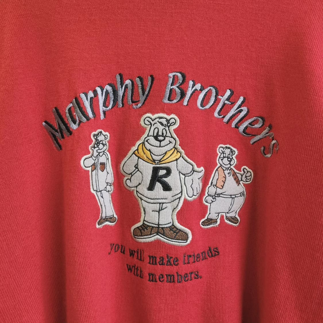 Marphy Brothers 딥레드 울100 여성 니트 상품이미지6