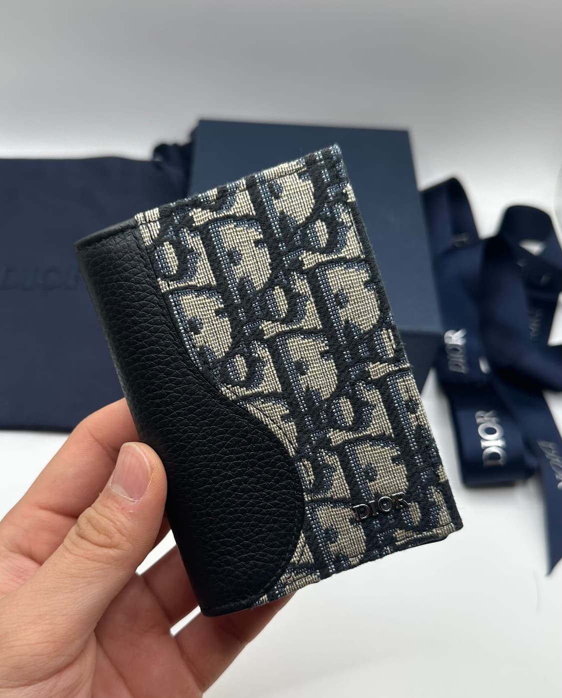 [상태A급]디올 오블리크 새들 오거나이저 카드지갑 상품이미지1