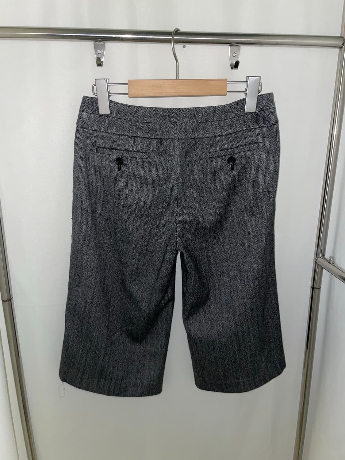 vintage herringbone wool half pants 상품이미지4