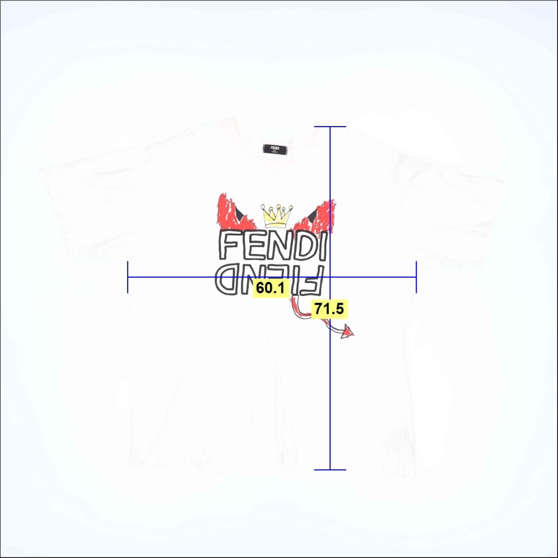 XL정도 악마데빌 반팔 티셔츠 0206M 상품이미지5