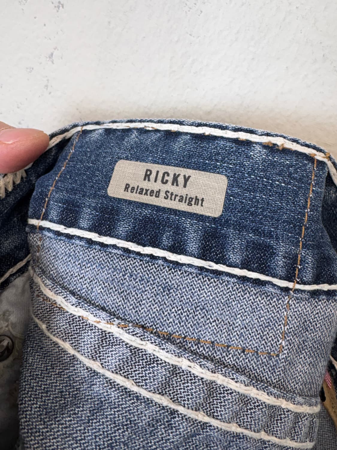 트루릴리전 빈티지 워싱 데님팬츠 상품이미지8