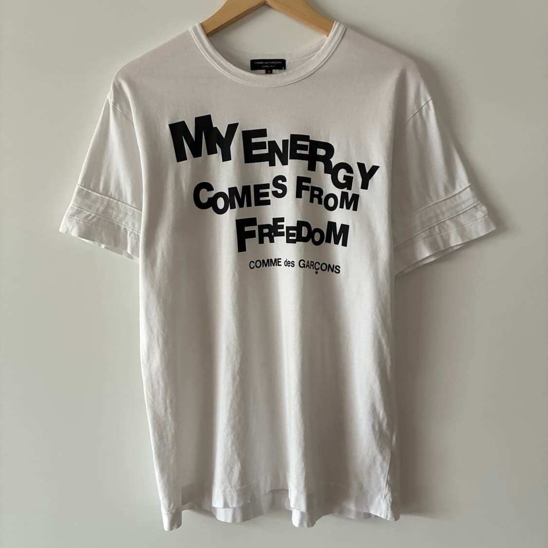 꼼데가르송 옴므 플러스 반팔 티 상품이미지1