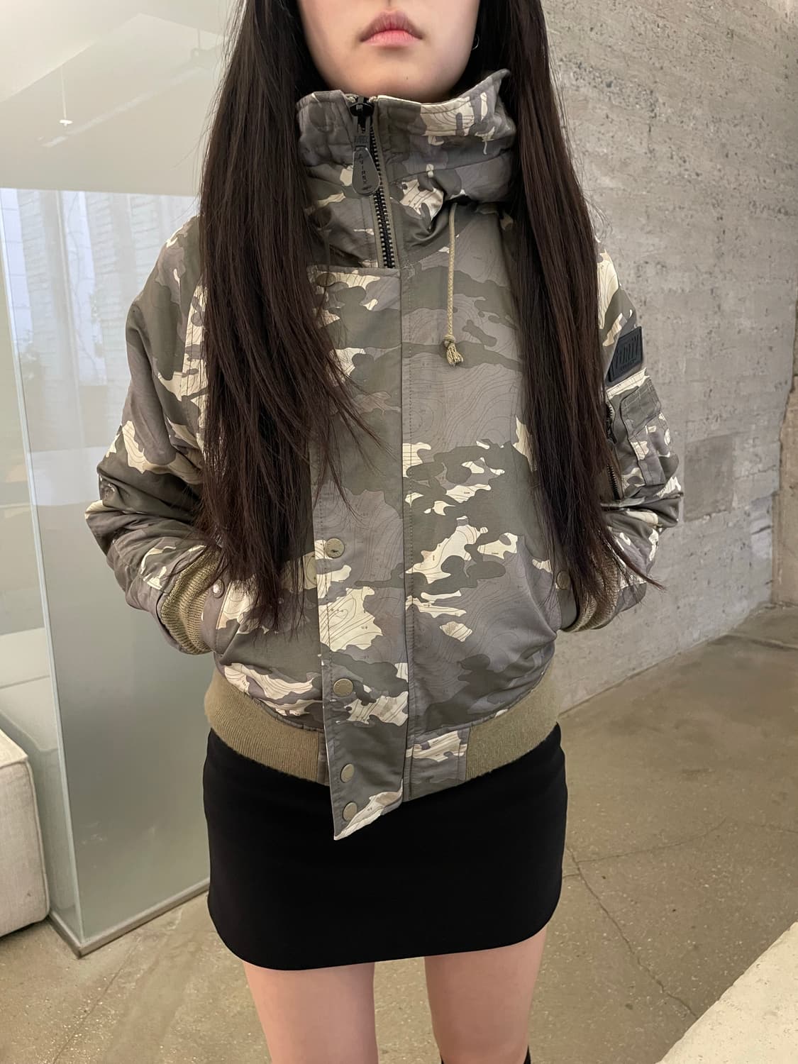 카모 후드패딩 상품이미지2