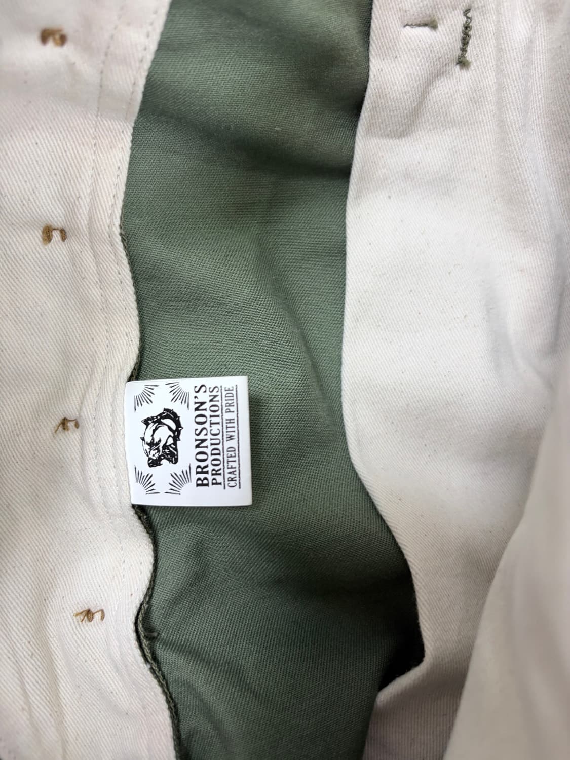 브론슨 USMC 오피서 팬츠 올리브 34사이즈, 치노팬츠 상품이미지8