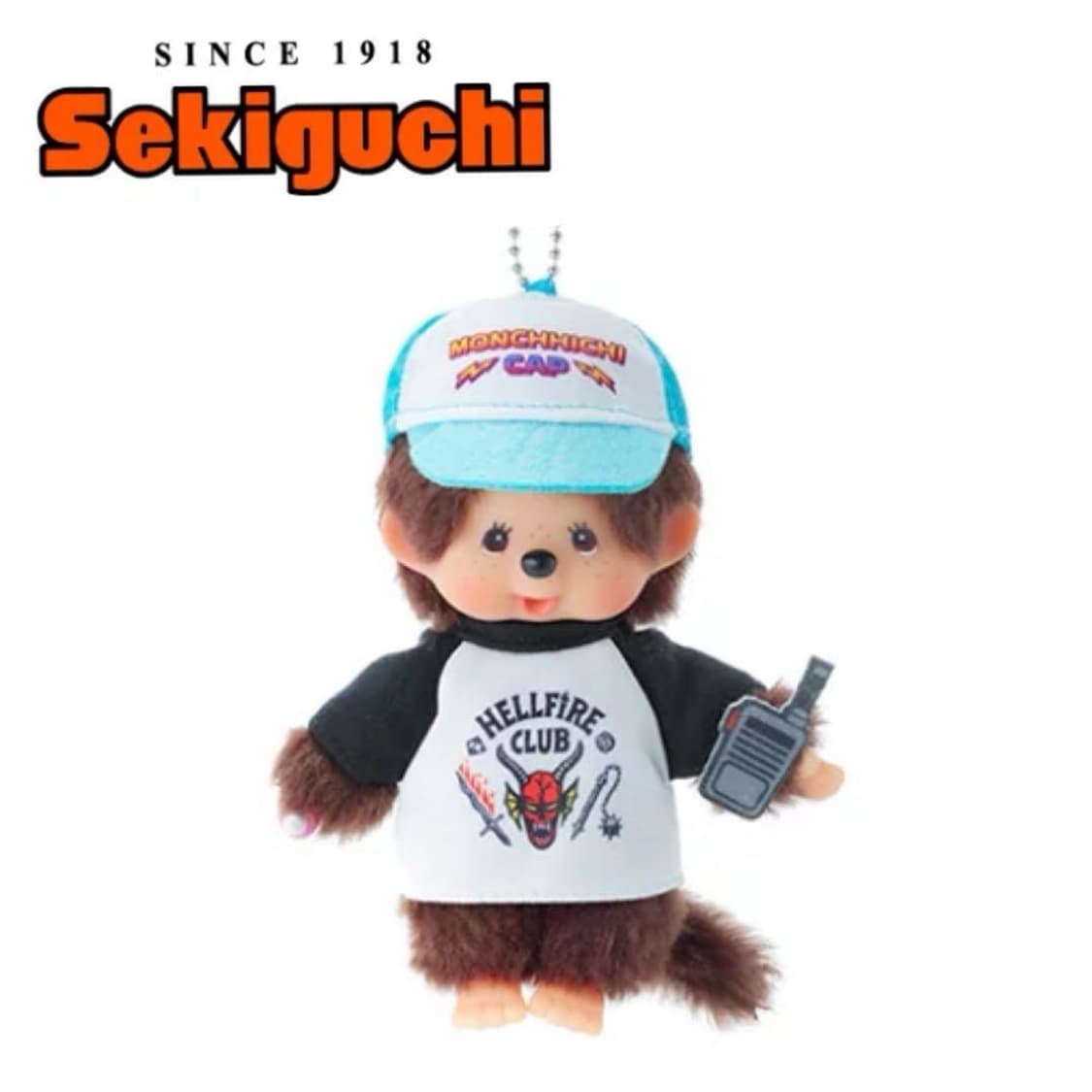 몬치치x기묘한이야기 헬파이어 클럽ㅣ스트레인저 띵스 스띵 인형 키링 고전 상품이미지1