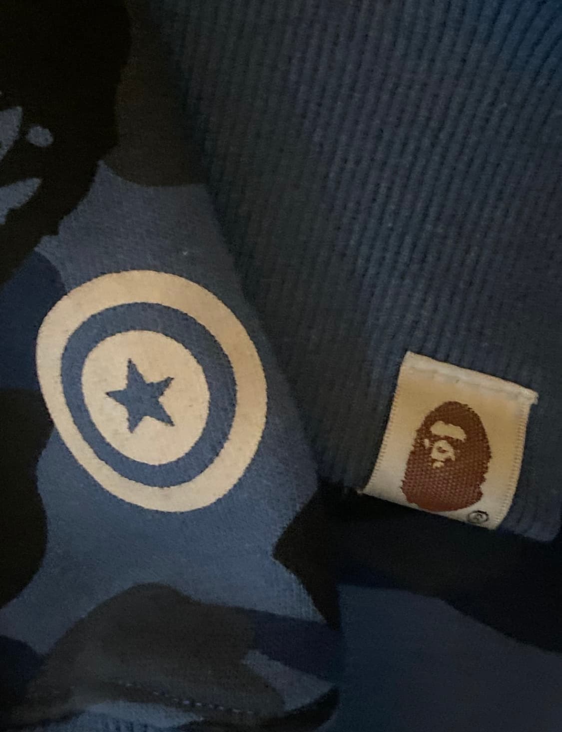 베이프 샤크 후드집업 청계 상품이미지4