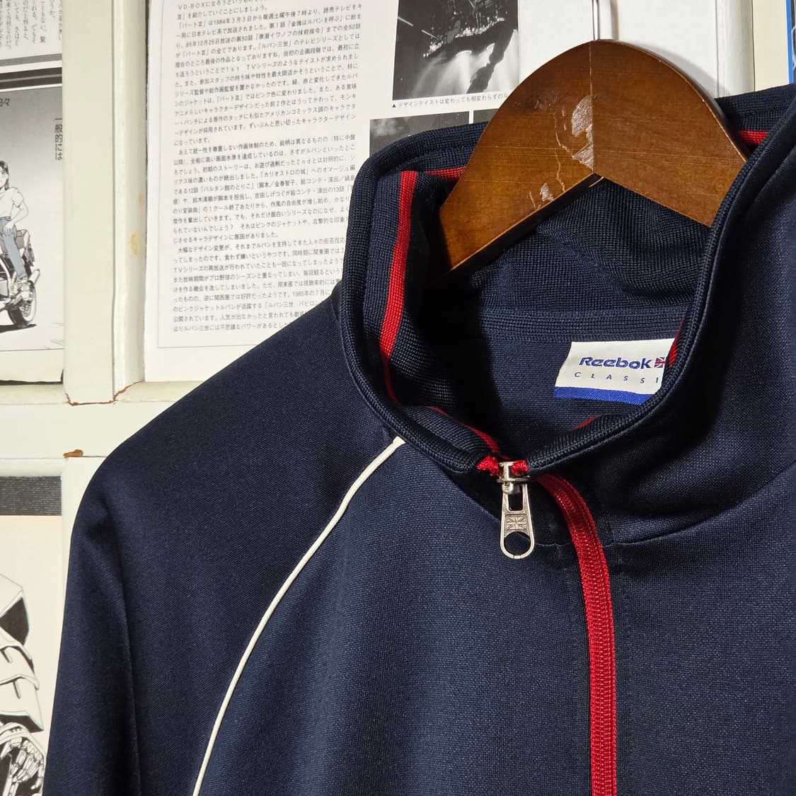 리복 네이비 레드 라인 져지 상품이미지3