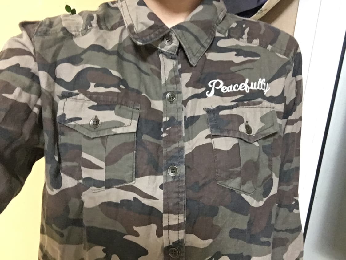 밀리터리 군인 상의 셔츠 상품이미지2