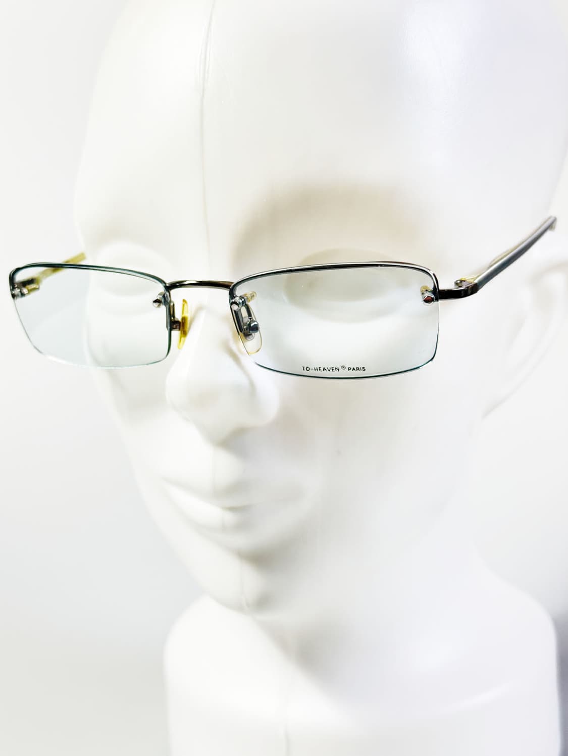 TO-HEAVEN PARIS 무테 스퀘어 메탈 빈티지 안경 상품이미지8