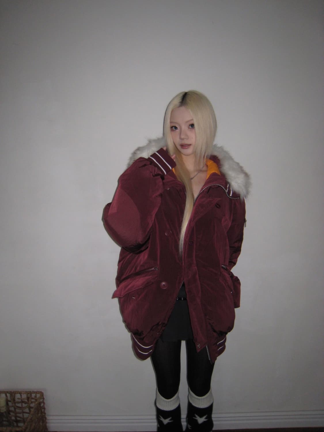 팔라스 p-2b 숏 퍼후드 파카 상품이미지1