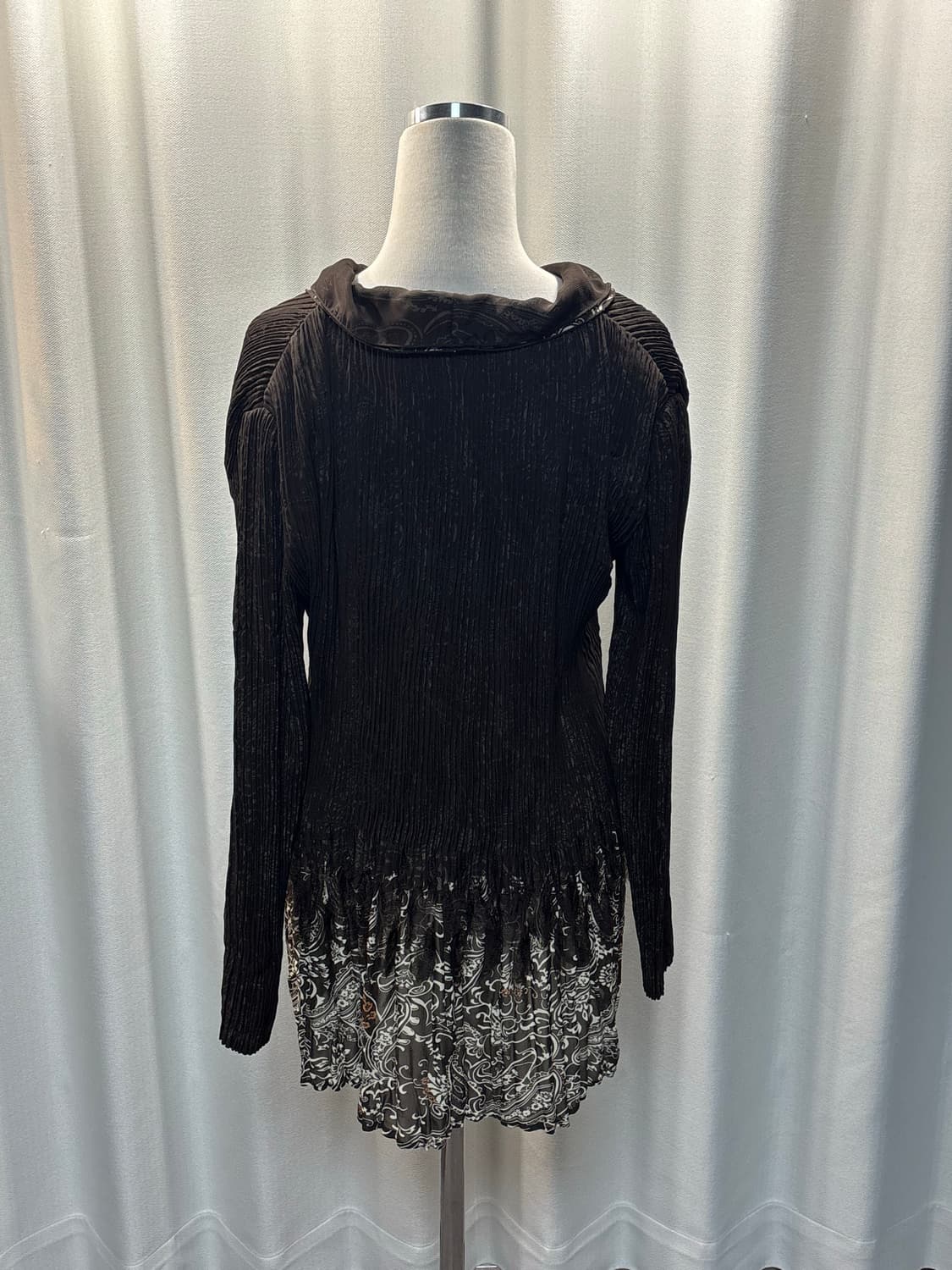 모리걸 브라운 블라우스 가디건 상품이미지3