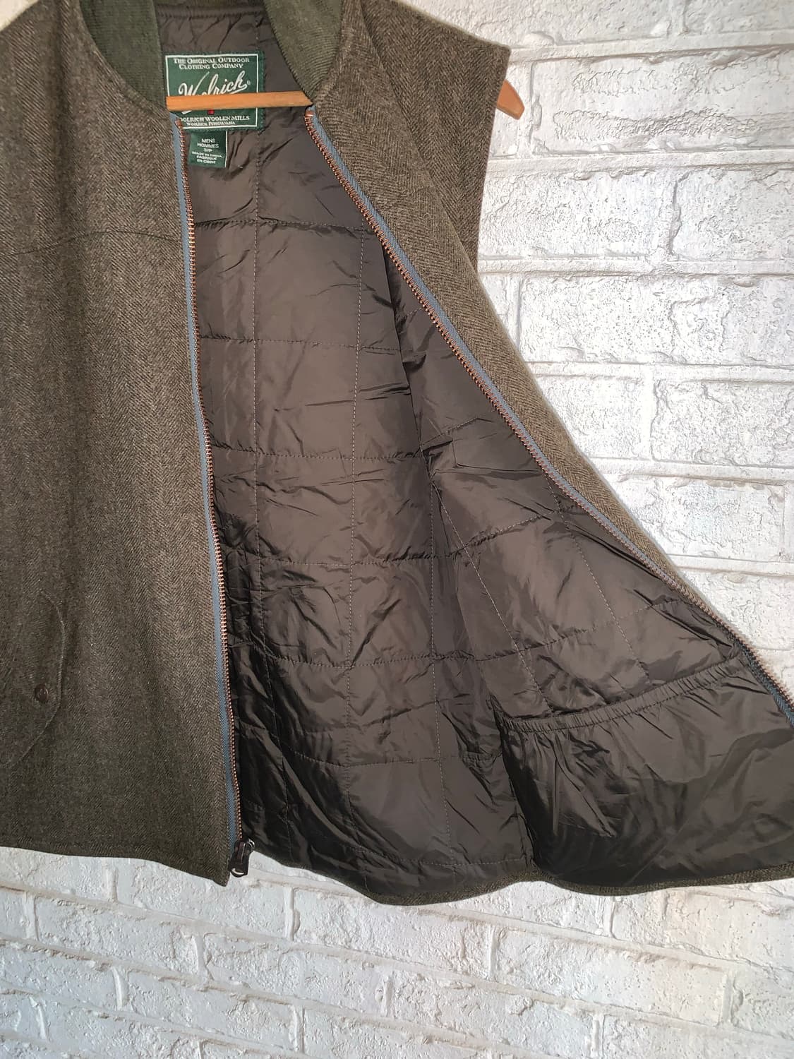 빈티지 울리치 헤링본 울 베스트 95 상품이미지6