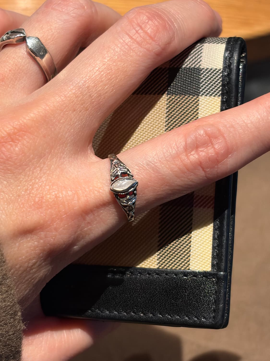 Silver 925 빈티지 스톤 링 상품이미지10