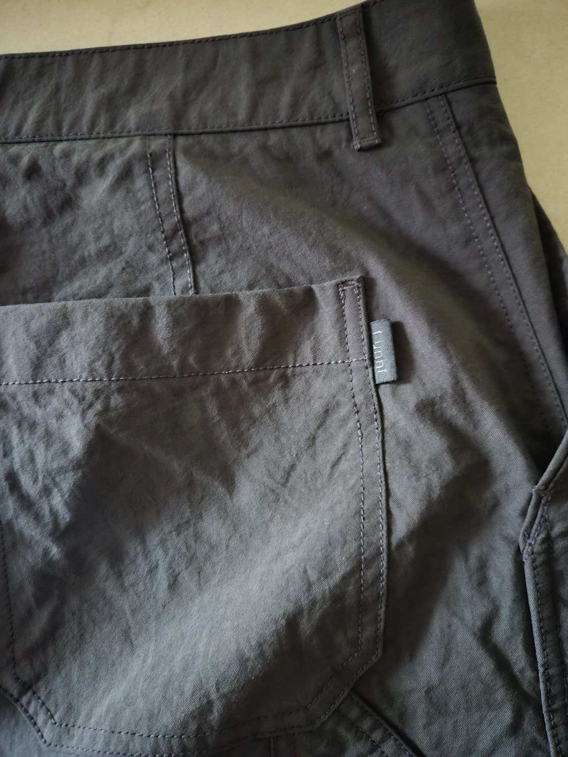 준지 나일론 페인터 차콜 카고바지  50사이즈 상품이미지3