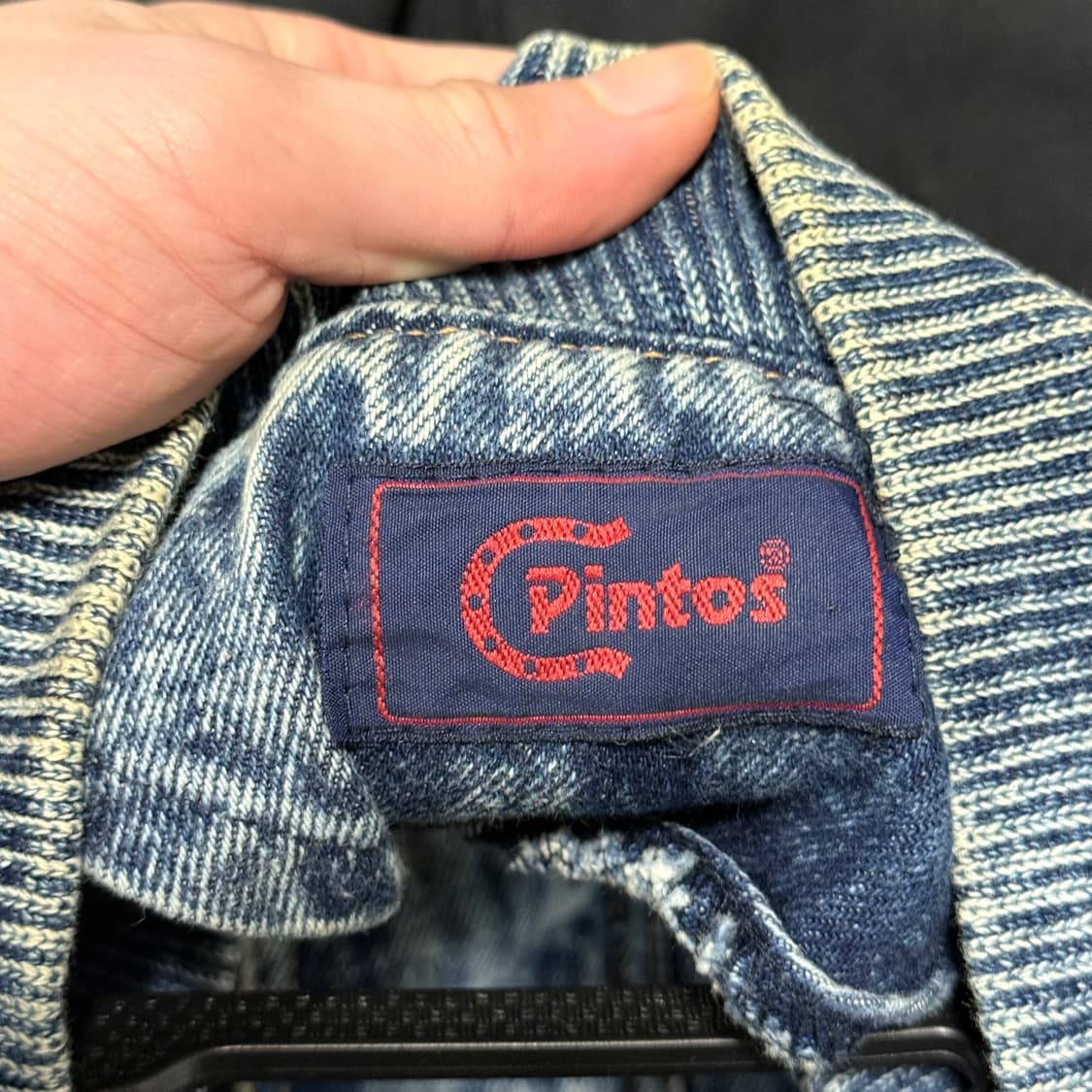 VTG 빈티지 워싱 디테일 데님 집업 크롭 Ma-1 스타일 바시티 자켓 상품이미지7