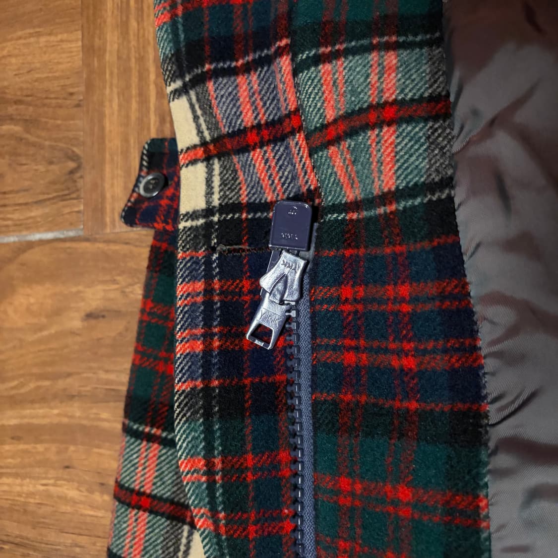 VAN JACKET CHECK PATTERN COAT 상품이미지8