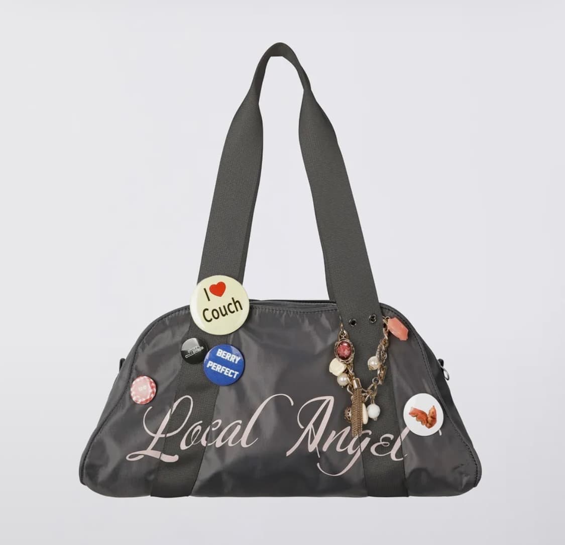 스컬프터 가방 Local Angel Gym Bag Gray 숄더백 Y2K 상품이미지1