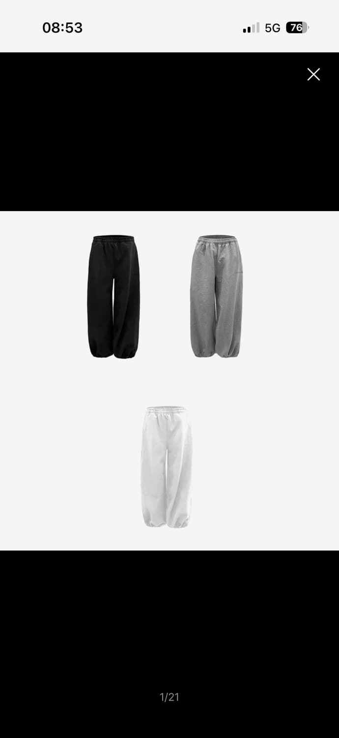 [택o새상품]오도어 몰리조거 1 사이즈 상품이미지1