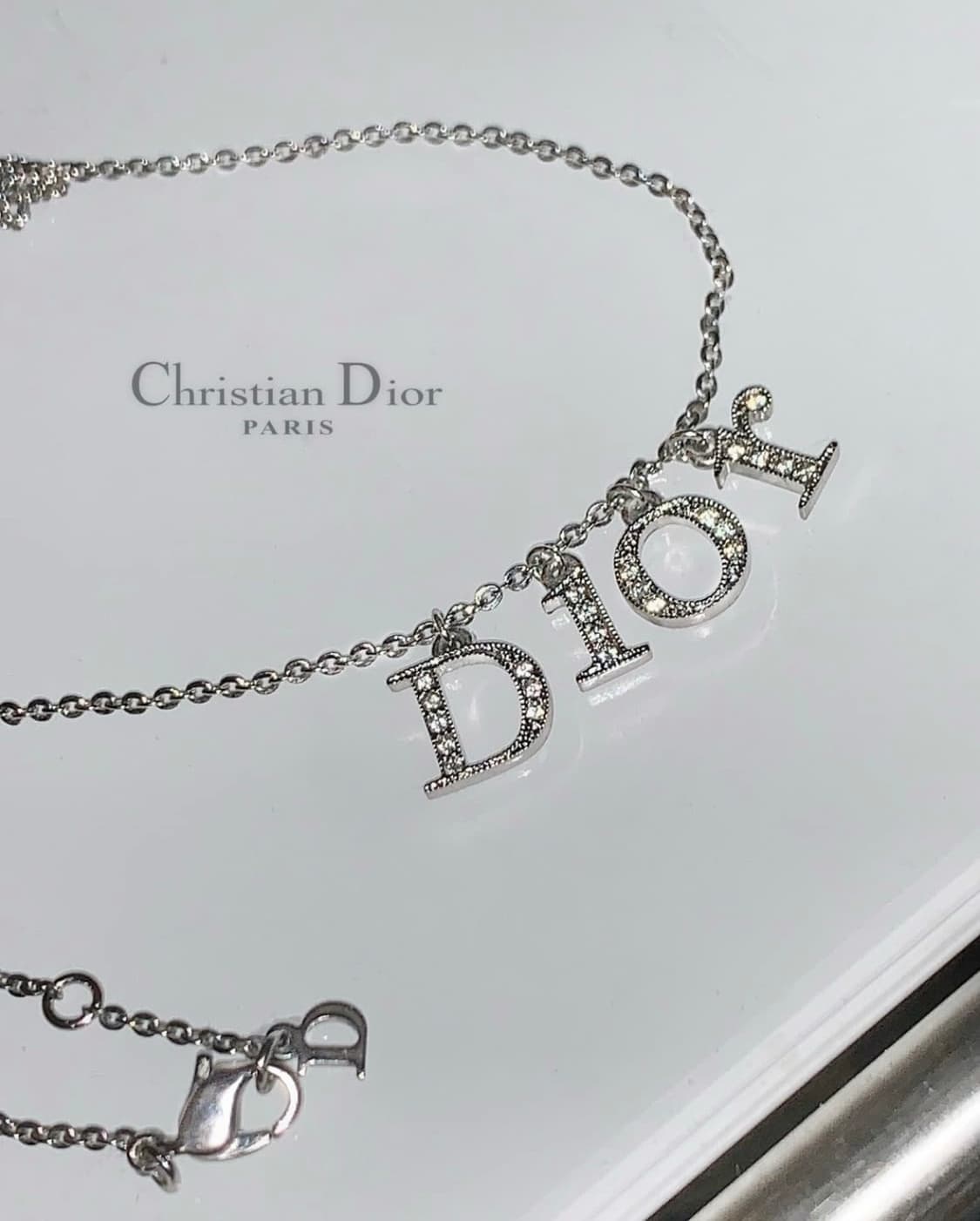 정품 디올 로고 목걸이 상품이미지1