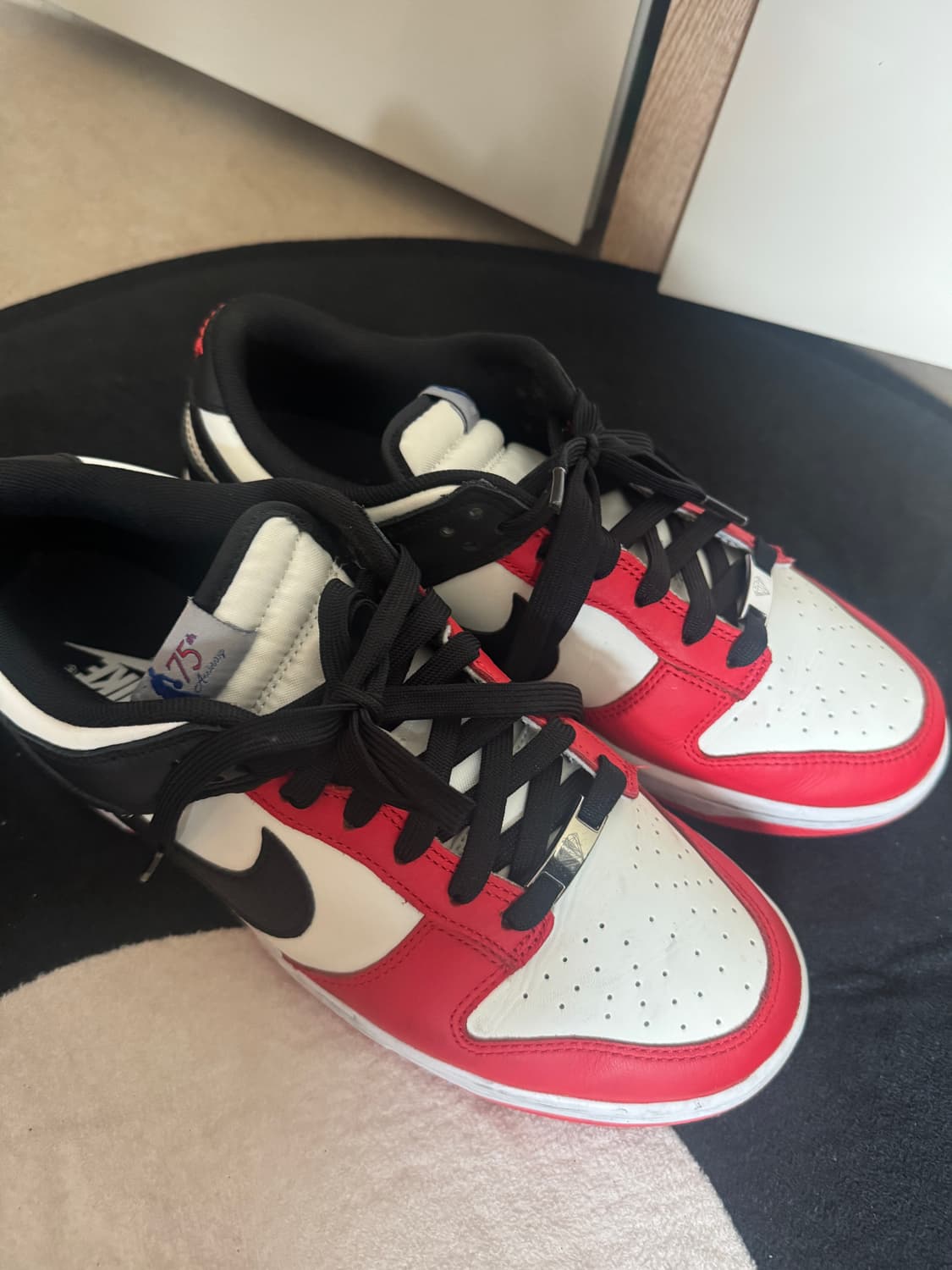Nike x NBA Dunk Low Retro EMB Black and 상품이미지3