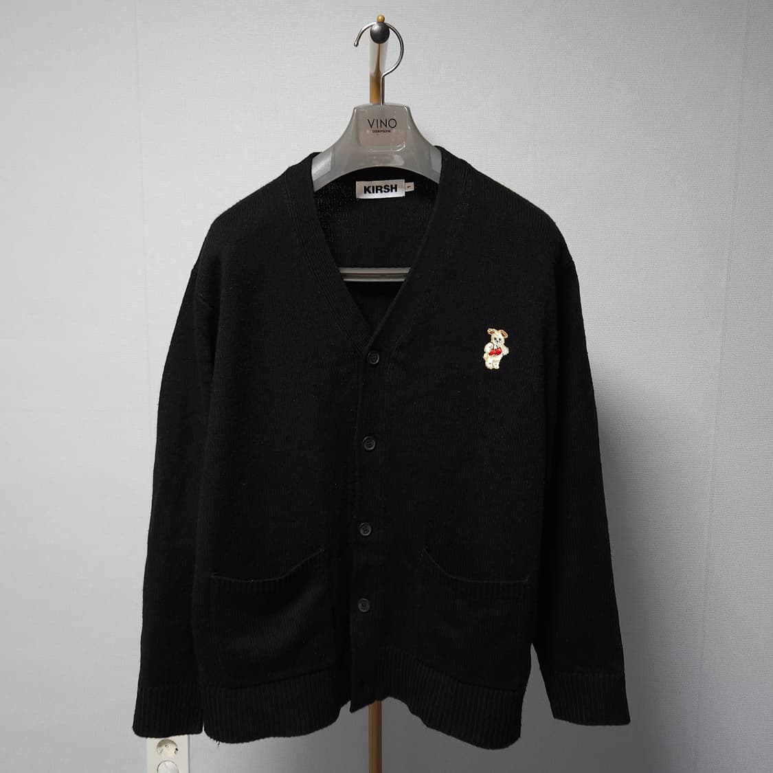 1 ) 키르시 체리 베어 가디건 블랙 상품이미지1