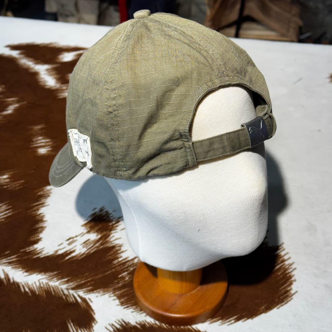 Puma 푸마 립스탑 밀리터리 볼캡 (OS) 카키 상품이미지7