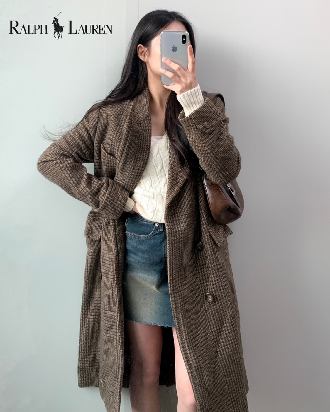 폴로 울 더블 벨트 코트  상품이미지3