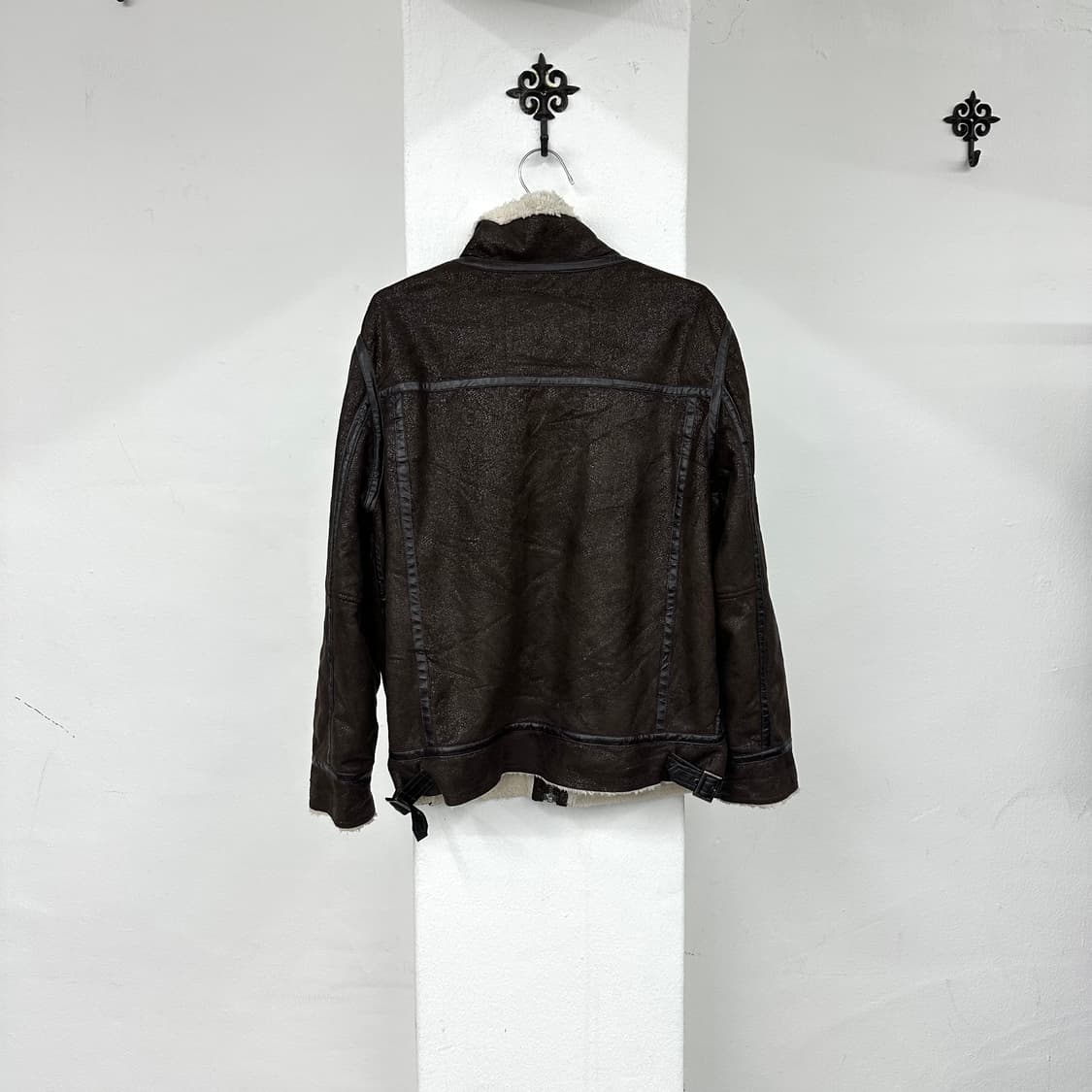 brown texture mustang jacket  상품이미지5