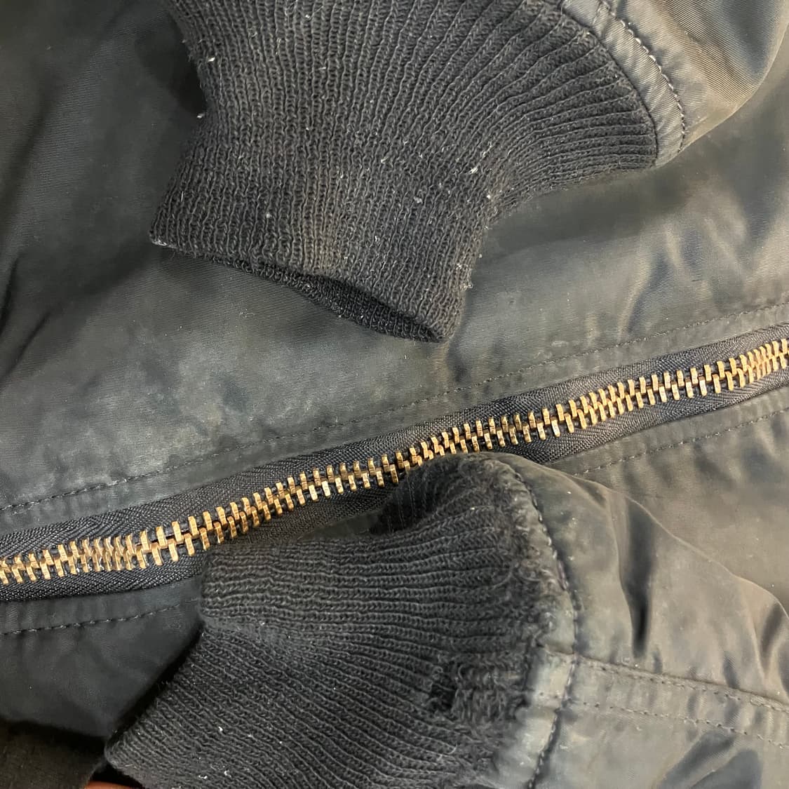 알파인더스트리 블랙 ma-1 항공 점퍼 XL 상품이미지7