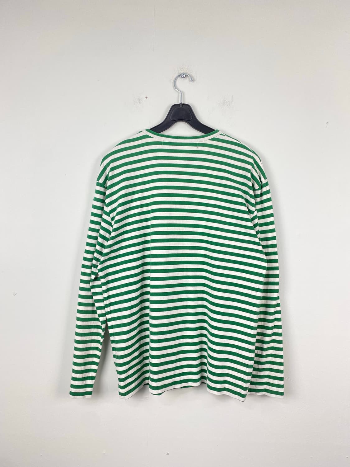 꼼데가르송 그린 스트라이프 롱슬리브 티셔츠 L 상품이미지2
