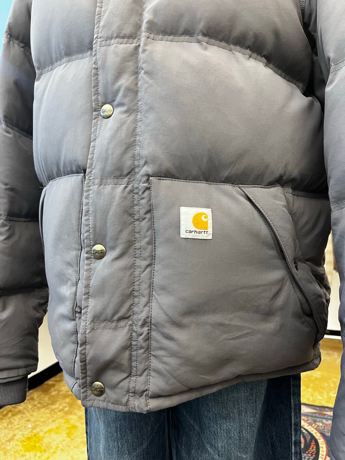 칼하트 칼카스카 다운 푸퍼 자켓 그레이 상품이미지2