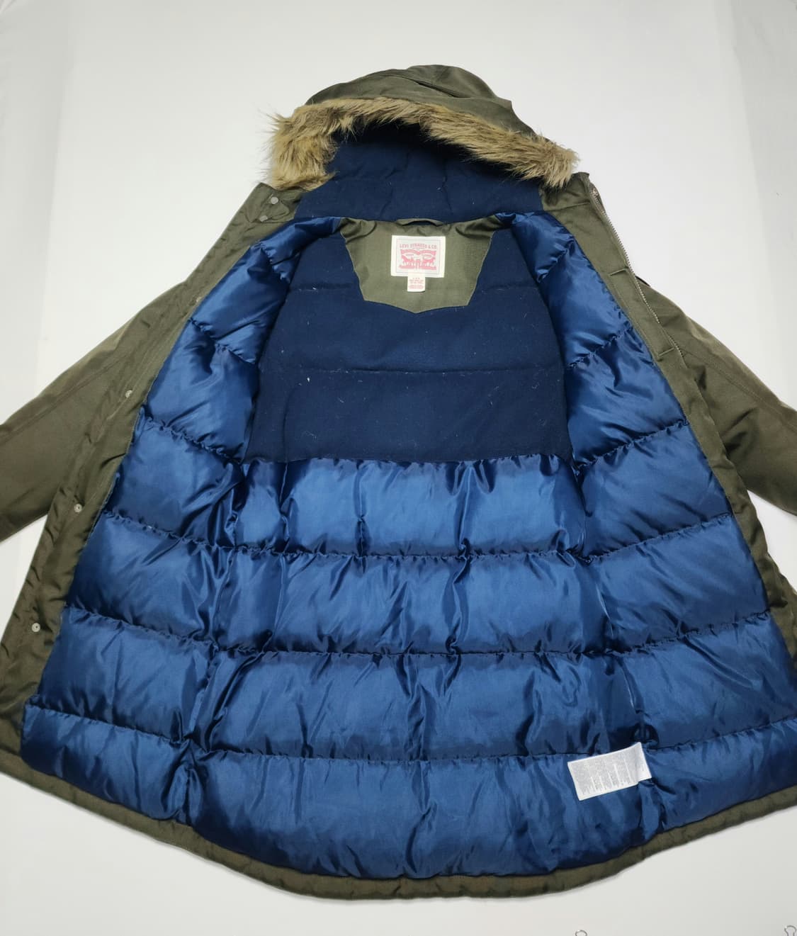 리바이스 키즈 올리브 패딩 L 상품이미지2