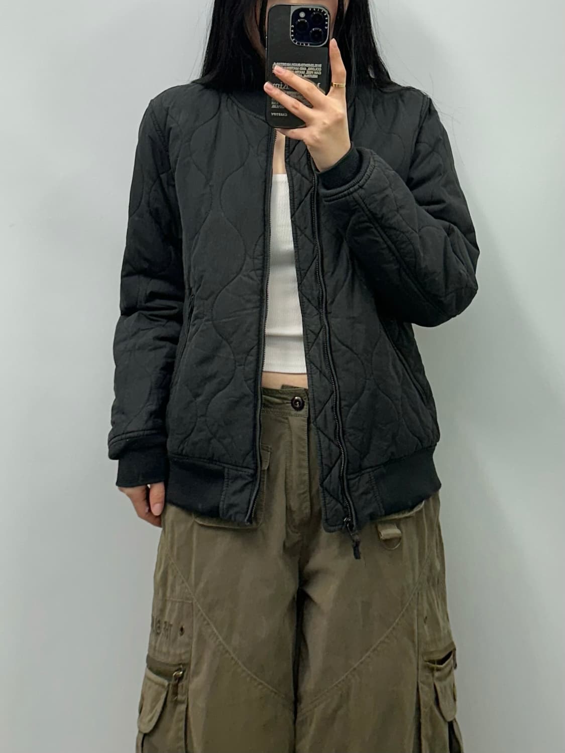 리바이스 레드탭 블랙 퀼팅 자켓 상품이미지2