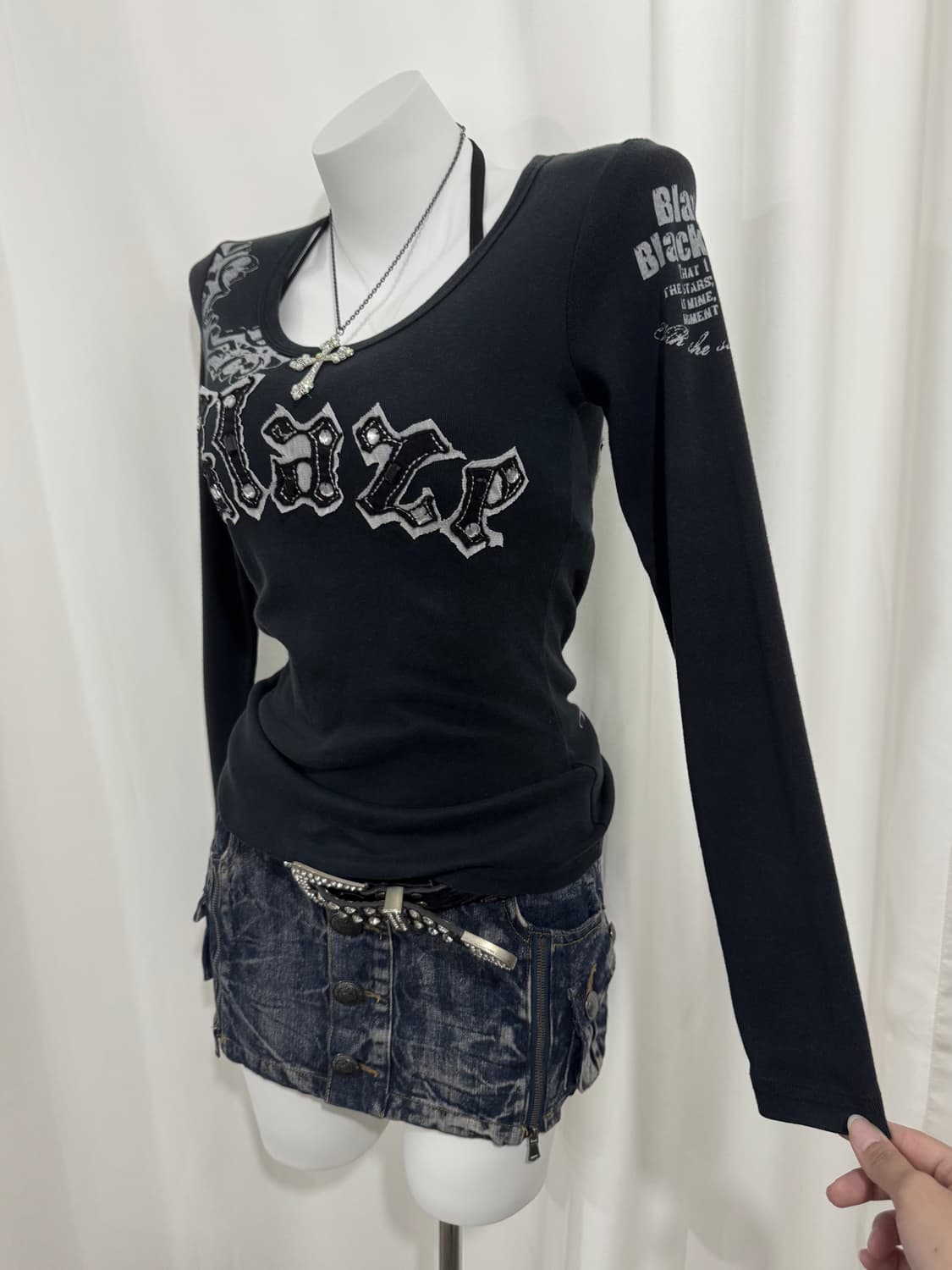 무료배송) GLITZ VINTAGE TOP 상품이미지3