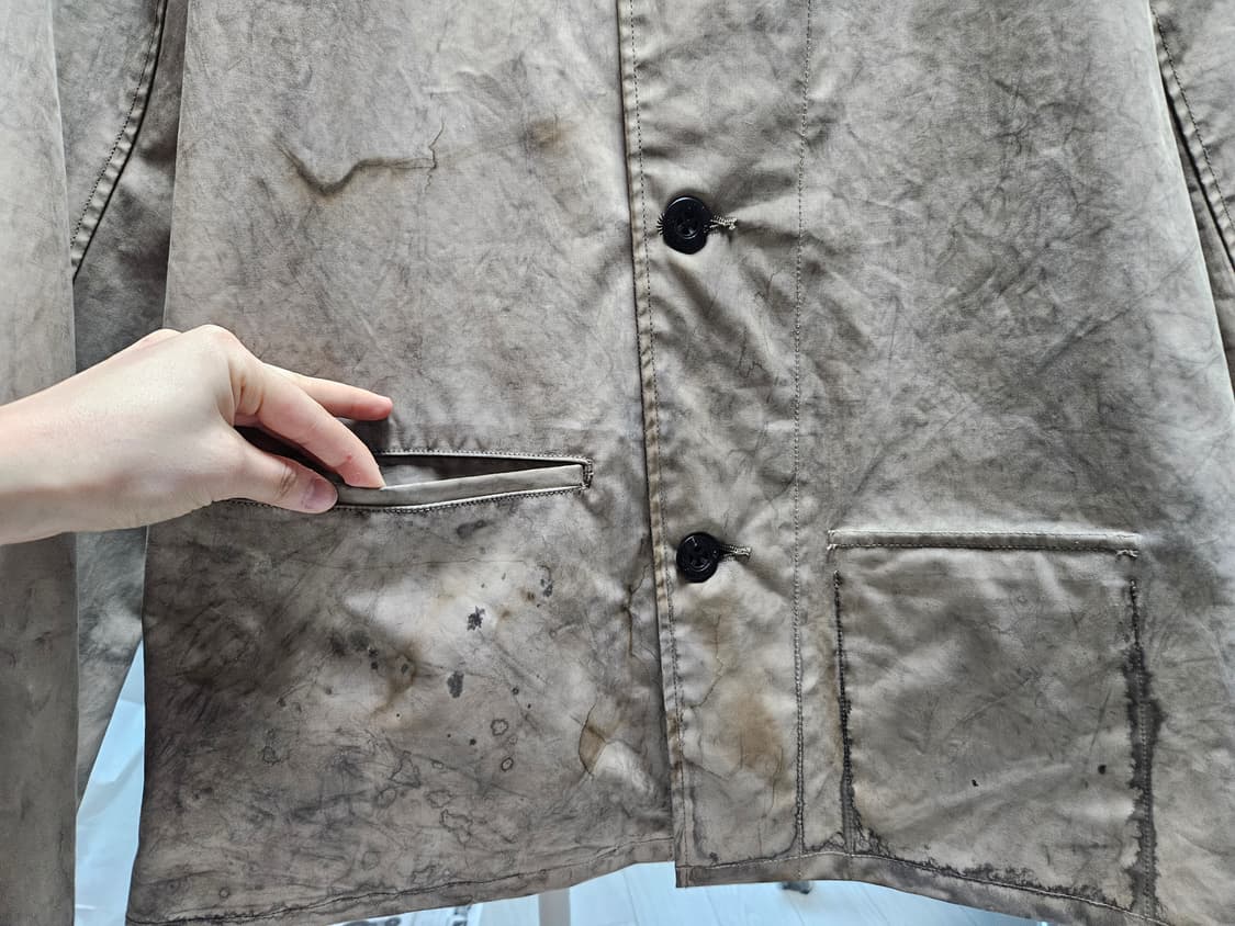 우티 Outil OV-T012 그레이 자켓 L 새제품 상품이미지6